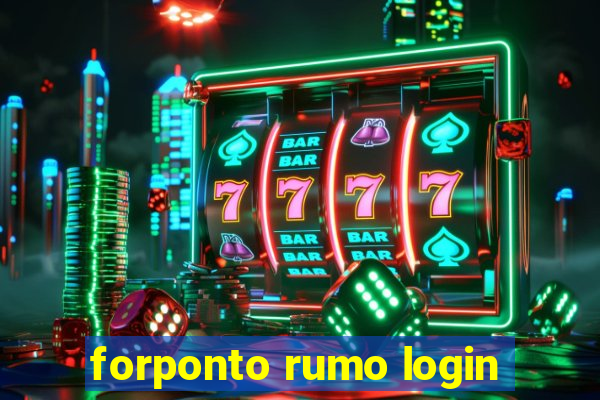 forponto rumo login